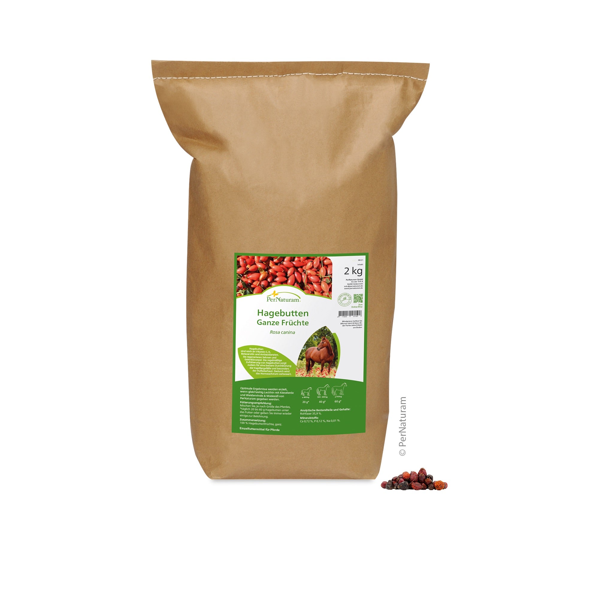 PerNaturam Rose Hips whole fruits